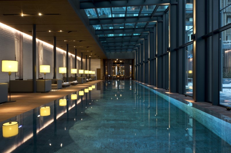 Indoor Pool ©The Chedi Andermatt